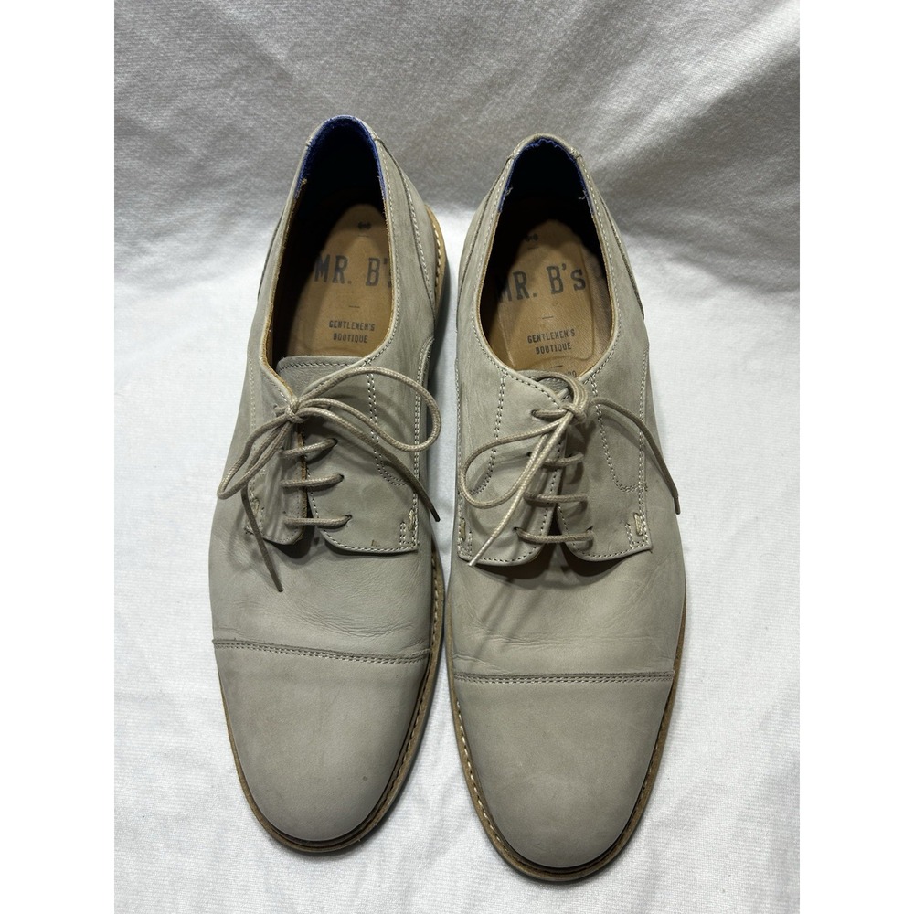Aldo Mr.‎ B's Collection Tan Suede Derby Dress Shoes Men's Size 13
